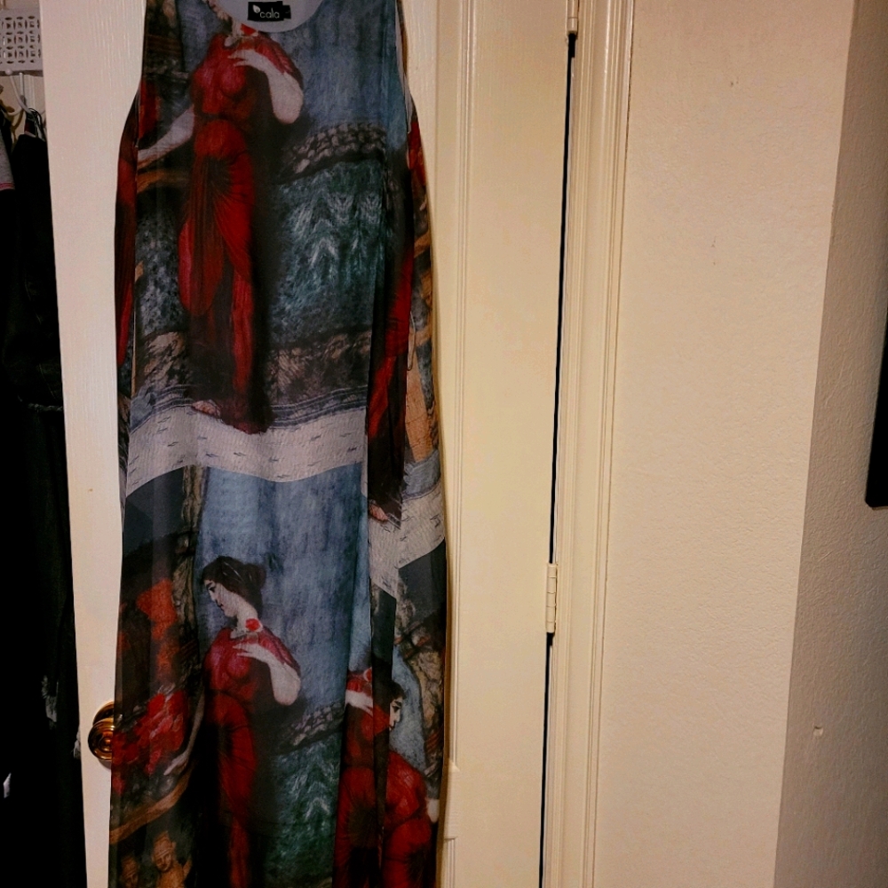Renaissance maxi dress
